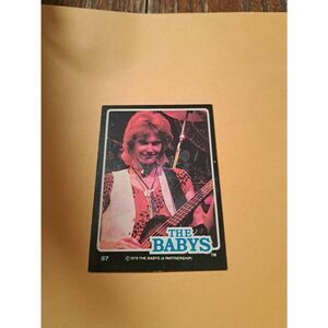 Vintage 1979 The Babys Trading Card #57 London Rock Band Collectible